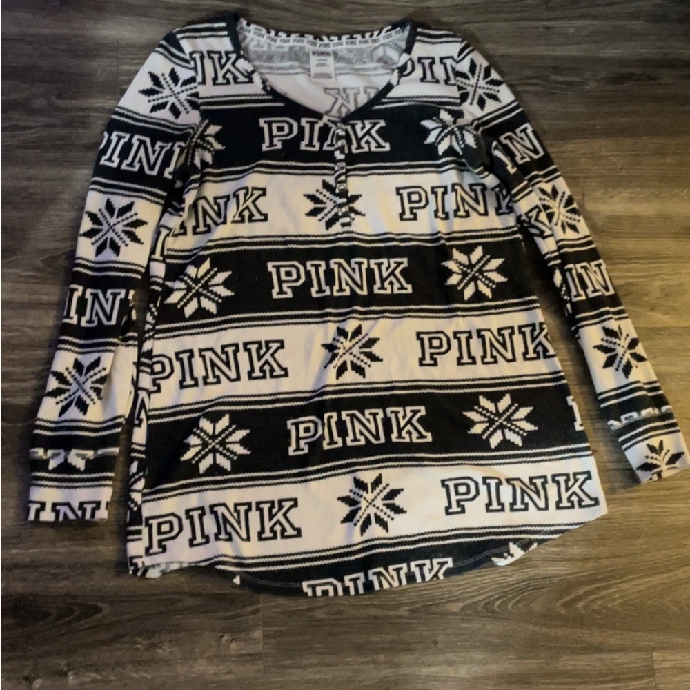 Vintage vs PINK Henley top